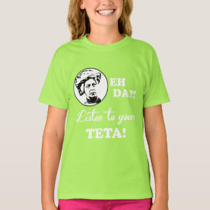 Camiseta ¡EH DA?! ¡Escuche su TETA!
