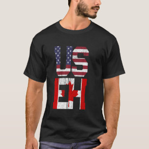 Camiseta EH de los Estados Unidos - Bandera de Canadá de lo