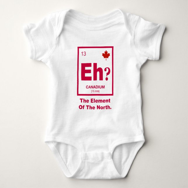 Camiseta ¿Eh? Elemento canadiense de Canadá (Anverso)