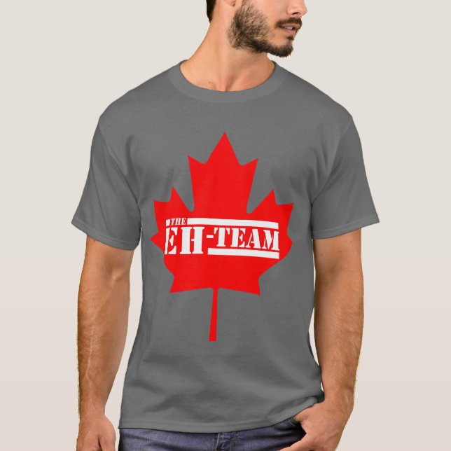 Camiseta Eh hoja de arce de Canadá del equipo (Anverso)