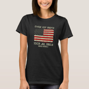 Camiseta Ehgk Iof Ridfn Tocr Jul Biuln Vintage Old American