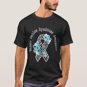 Camiseta Ehlers Danlos Síndrome Awareness Eds Zibra Ribbon