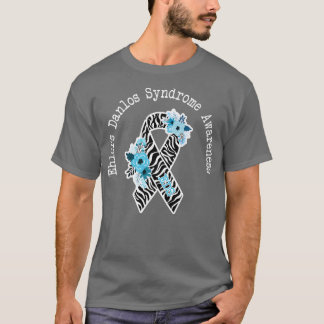 Camiseta Ehlers Danlos Syndrome Awareness EDS Zibra Ribbon