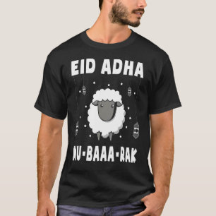 Camiseta Eid Adha Mubarak Musulmán Eid Adha Sheep Feliz Eid