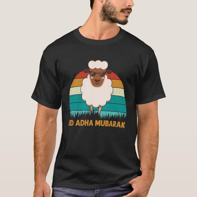 Camiseta Eid Al Adha Eid Mubarak Happy Eid Day Muslim (Anverso)
