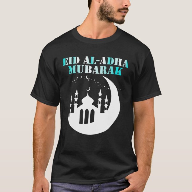 Camiseta Eid Al Adha Mubarak 2023 Happy Eid For Muslim Eid  (Anverso)