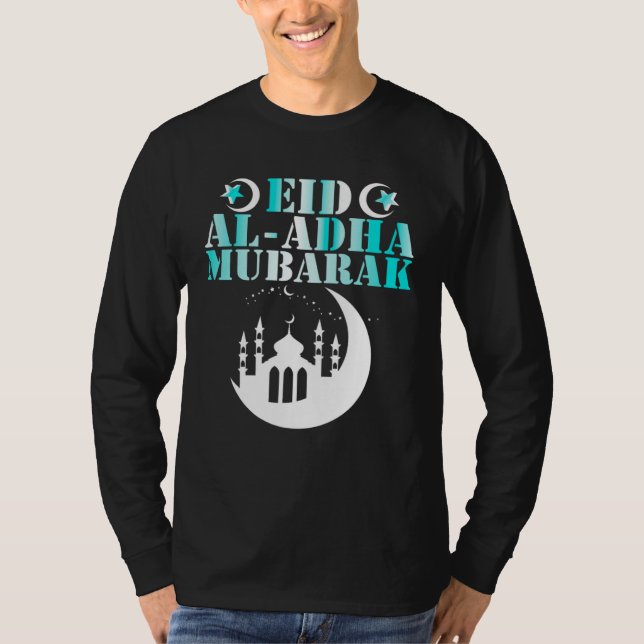 Camiseta Eid Al Adha Mubarak 2023 Happy Eid For Muslim Eid  (Anverso)