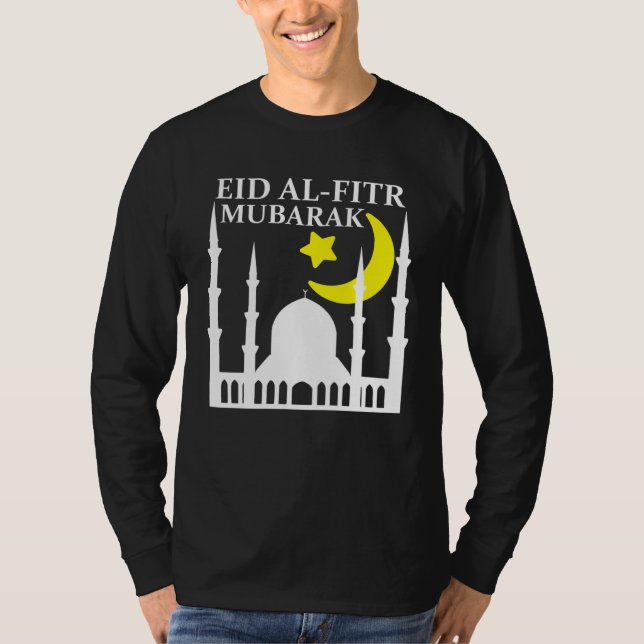 Camiseta Eid Al Fitr Mubarak 2023 Happy Eid For Muslim Eid  (Anverso)