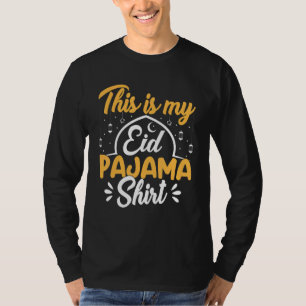 Camiseta Eid Al Fitr Mubarak Feliz Eid Presente Para Los Ho