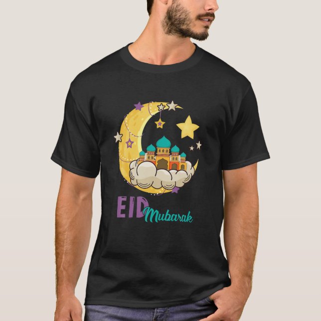 Camiseta Eid Alfitr Mubarak Kareem, Feliz Ramadán Karim 202 (Anverso)