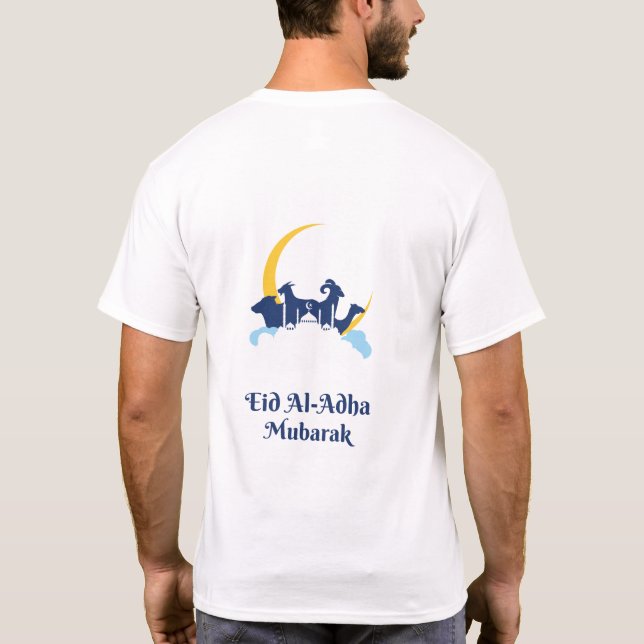 Camiseta Eid mubarak (Reverso)