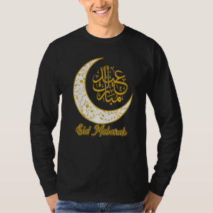 Camiseta Eid Mubarak Eid Al Fitr Media Luna Árabe Calli
