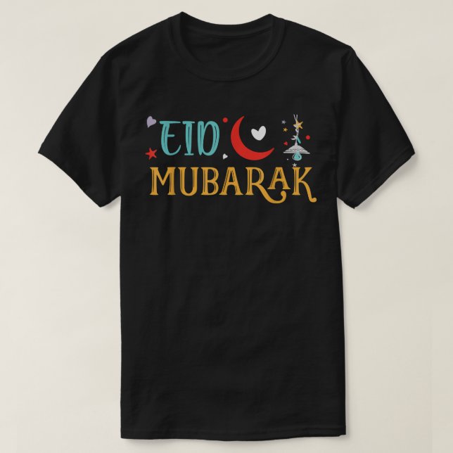 Camiseta Eid Mubarak Eid Ul Fitr Eid Ul Adha (Diseño del anverso)