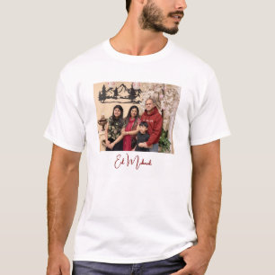 Camiseta Eid Mubarak elegante moderno foto familiar
