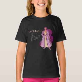 Camiseta Eid Mubarak Fitr Adha Sparkle Princess Chicas
