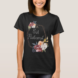 Camiseta Eid Mubarak para los hombres musulmanes estadounid