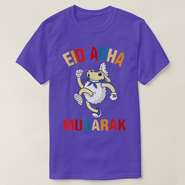 Camiseta Eid Mubarak para los musulmanes estadounidenses Ei (Diseño del anverso)