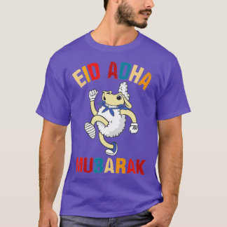 Camiseta Eid Mubarak para los musulmanes estadounidenses Ei