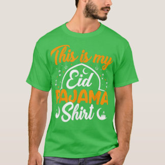 Camiseta Eid Pajama Feliz Eid Mubarak al musulmán Al Fitr A