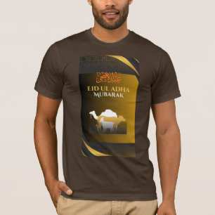 Camiseta Eid ul Adha Mubarak Premium Festival Islámico Dora