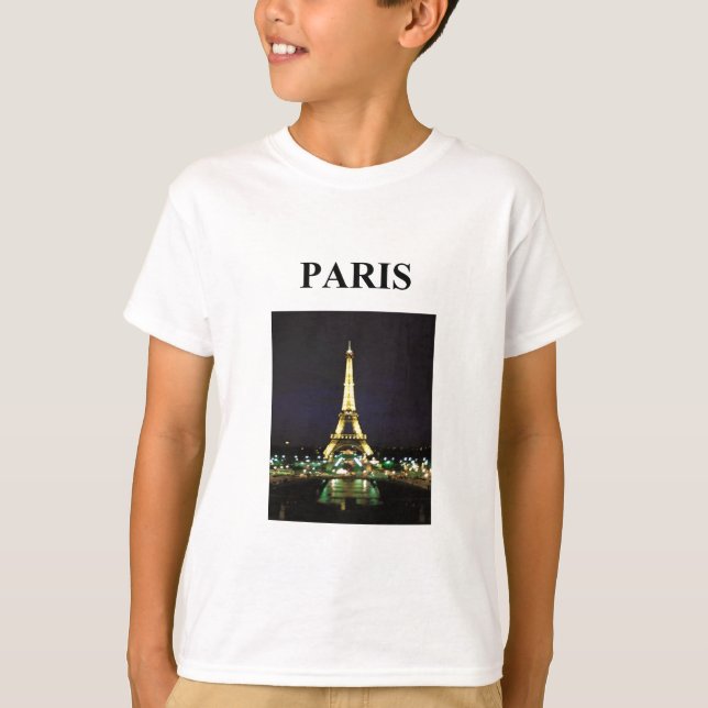 Camiseta eiffel tower paris francia (Anverso)