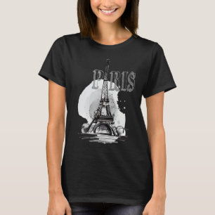 Camiseta Eiffel Tower Shirt Vintage Souvenir Paris Francia
