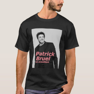 Camiseta eigpatr patrick bruel TOURNEE ACOUSTIQUE