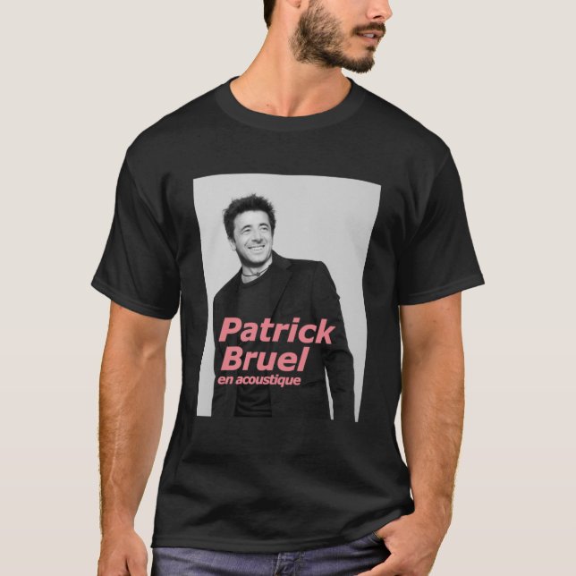 Camiseta eigpatr patrick bruel TOURNEE ACOUSTIQUE (Anverso)