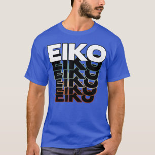 Camiseta Eiko Divertido Retro Vintage Atardecer Eiko 80s 90