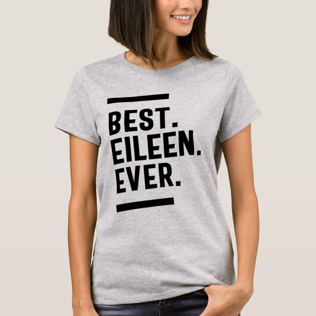 Camiseta Eileen Personaliza Name Birthday Gift (Anverso)
