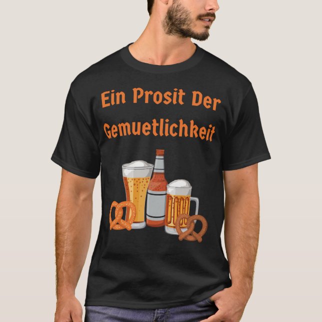Camiseta Ein Prosit Der Gemuetlichkeit (Anverso)