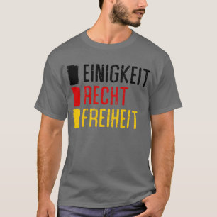 Camiseta Einigkeit Recht Freiheit Alemania Motto