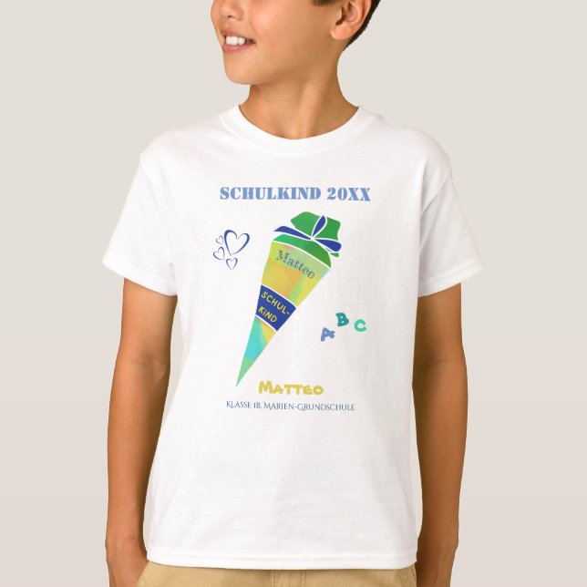 Camiseta Einschulung Feier Schulkind Einschulungsfeier 2024 (Anverso)