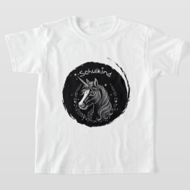 Camiseta Einschulung - Schulkind - Einhorn mit Sternchen |