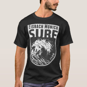 Camiseta Eisbach Munich Surf Souvenir Waves Surf Vacatio