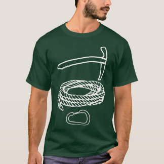 Camiseta Eisspitzhacke Climbing Rope Ice Climber 1
