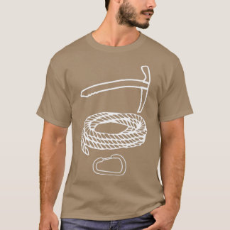 Camiseta Eisspitzhacke Climbing Rope Ice Climber 3