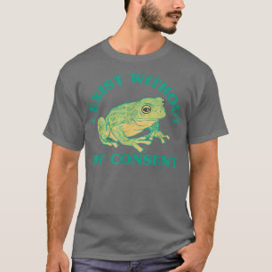 Camiseta Eist Without My Consent Frog Funny Surreal Meme