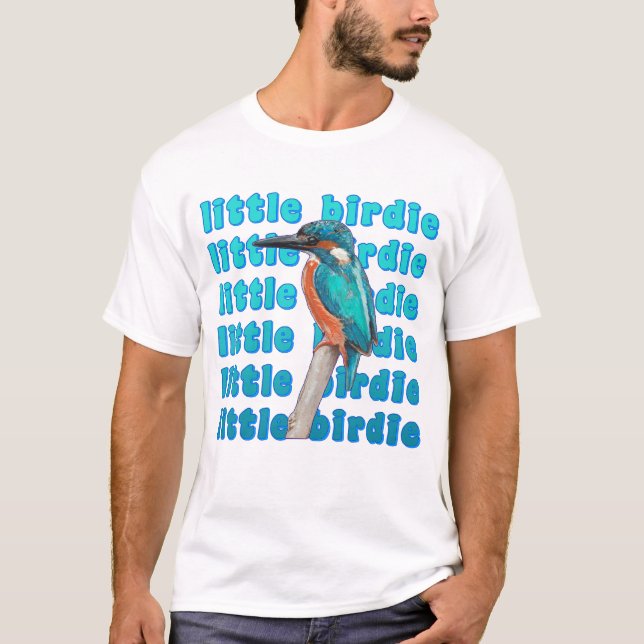 Camiseta Eisvogel  - schöner blauer Vogel (Anverso)