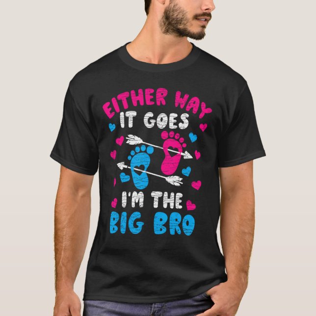 Camiseta Either Way It Goes I m The Big Bro (Anverso)