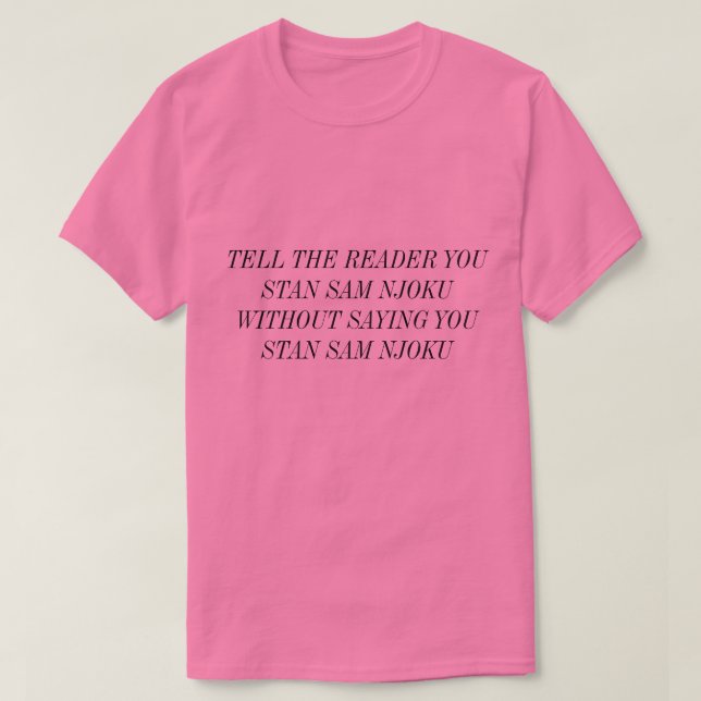 Camiseta EITV (Diseño del anverso)