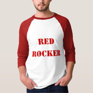 Camiseta eje de balancín rojo