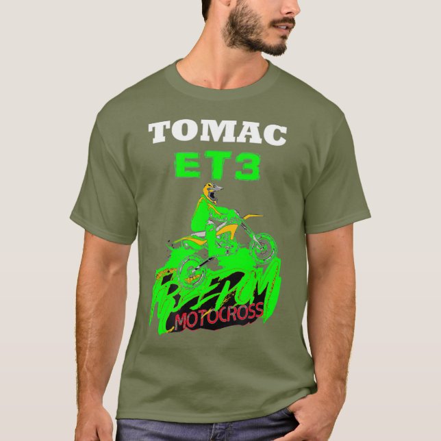 Camiseta EJE del campeón de la supercruz de la motocicleta  (Anverso)