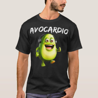 Camiseta Ejecución de aguacate dio Avocardio un juego de pa