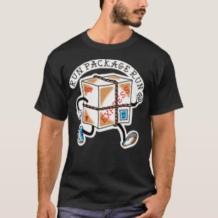 Camiseta ejecución de paquete de ejecución de regalo