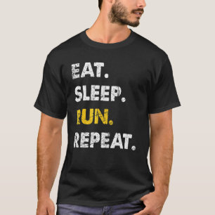 Camiseta Ejecución Jogging Eat Sleep Run Repetir