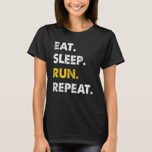 Camiseta Ejecución Jogging Eat Sleep Run Repetir