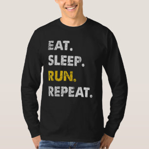 Camiseta Ejecución Jogging Eat Sleep Run Repetir