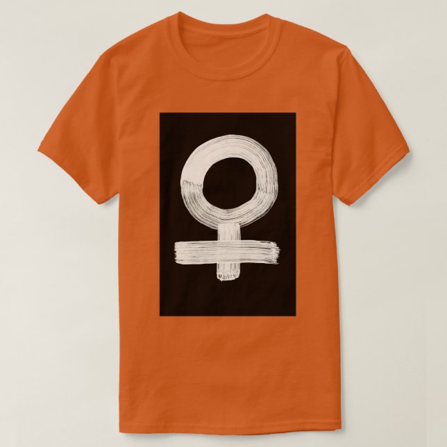 Camiseta Ejecuta Symbols Solar System 0003 Venus Inverted (Diseño del anverso)