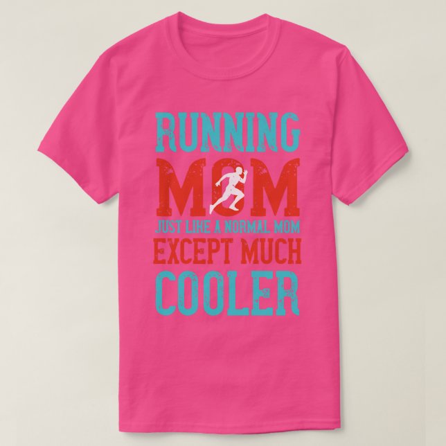 Camiseta Ejecutando a mamá más fría de lo normal (Diseño del anverso)